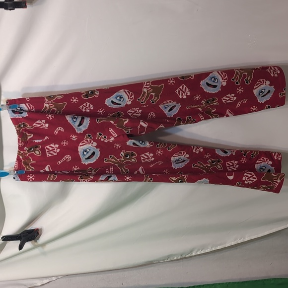 Childrens Rudolph The Red Nose Reindeer pajama pants size Large - Picture 2 of 6